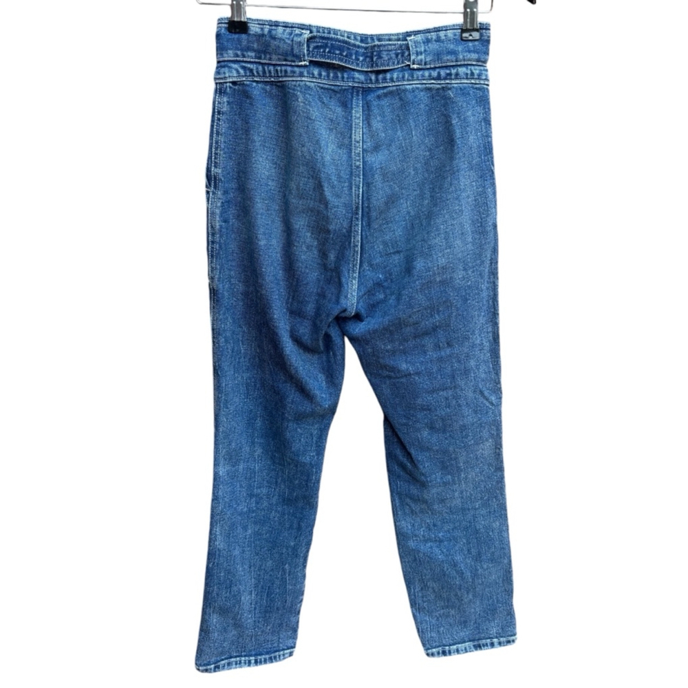 Abercrombie and Fitch Ulta High Rise Belted Denim Jeans Women’s Size 26 - Picture 3 of 10